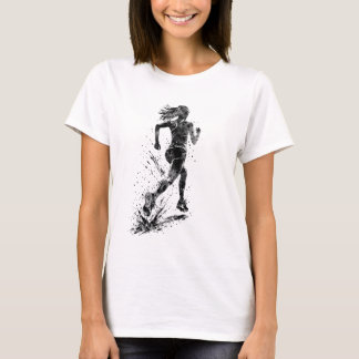 Hardlopende Vrouw T-shirt