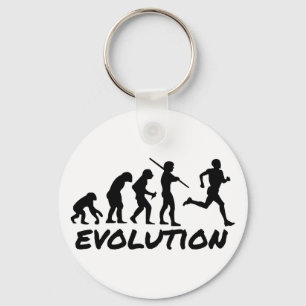 Hardloper Evolutie Sleutelhanger