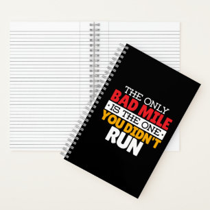 Hardloper - Grappige slechte kilometer hardloop ci Notitieboek