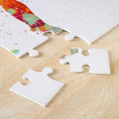Hardloper in waterverf legpuzzel (Zijkant)