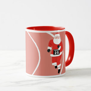 Hardloper Kerstcadeau Mok