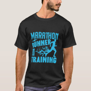Hardloper MARATHON HARDLOPER IN OPLEIDING Grappige T-shirt