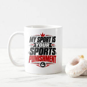 Hardloper Mijn Sport Is Jouw Sport Straf Kleding Koffiemok