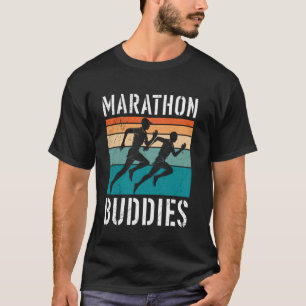 Hardlopers MARATHON BUDDIES Hardlopen Grappige Mar T-shirt