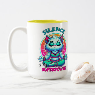 Hardly Working  Tweekleurige Koffiemok