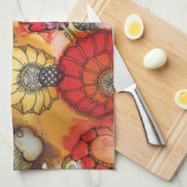 "Hardnekkig" keukenhanddoek (Quarter Fold)