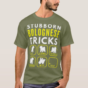 Hardnekkige Bolognese trucs - Hondentraining Premi T-shirt