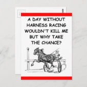 hardnekkige races briefkaart (Voorkant / Achterkant)