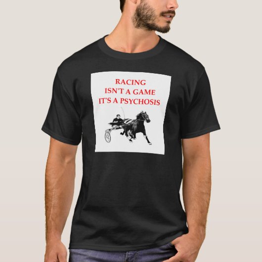 hardnekkige races t-shirt (Voorkant)