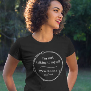 Hardop denken Grappig Humoristisch amusant cadeau T-shirt