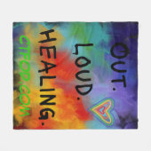 Hardop genezende trots deken (Voorkant (Horizontaal))