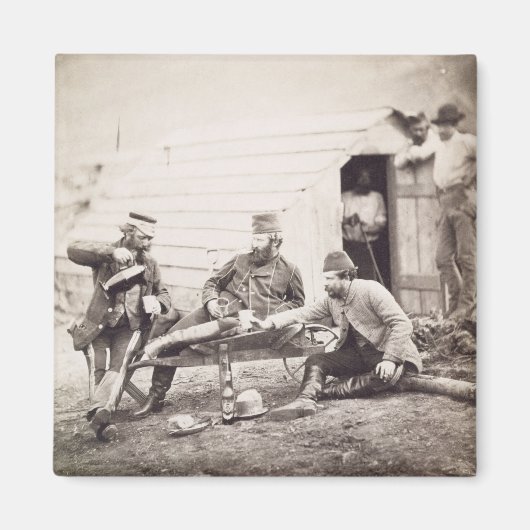 Hardships in het kamp (Kolonel Lowe en Captains B) Magneet (Voorkant)