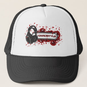 Hardstyle hoofdtelefoon trucker pet