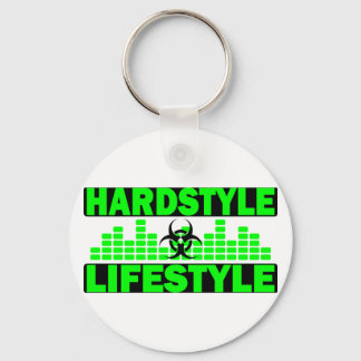 Hardstyle lifestyle gevaarlijk en tempo design sleutelhanger