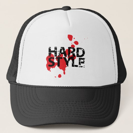 Hardstyle Splatter Trucker Pet (Voorkant)