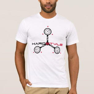 Hardstyle technische bewerking t-shirt