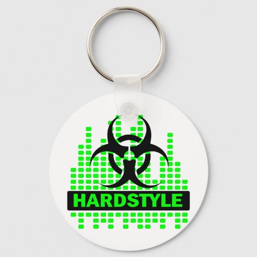 Hardstyle Tempo design Sleutelhanger (Voorkant)