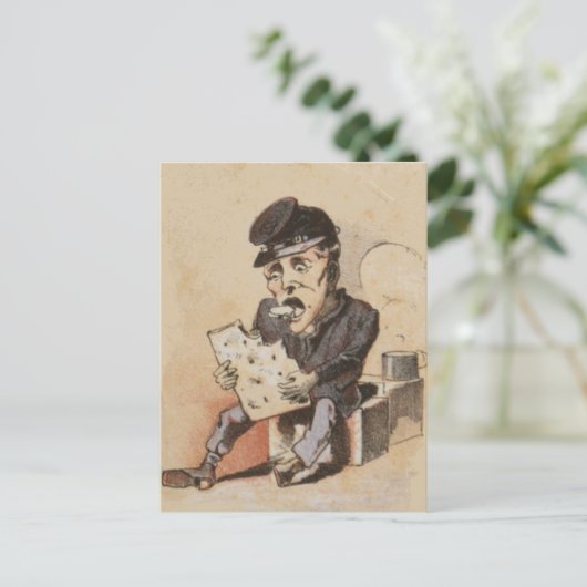 Hardtack Burgeroorlog Leven Briefkaart (Staand voorkant)