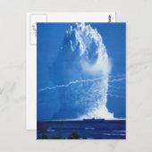 Hardtack Umbrella Underwater Nuclear Test 1958 Briefkaart (Voorkant / Achterkant)