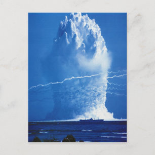 Hardtack Umbrella Underwater Nuclear Test 1958 Briefkaart