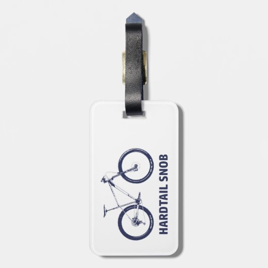 Hardtail Snob Bagagelabel (Achterkant verticaal)