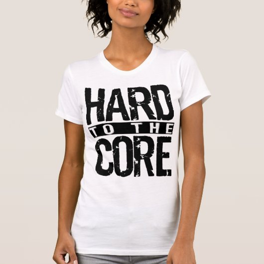 hardtothecore01-zwart t-shirt (Voorkant)