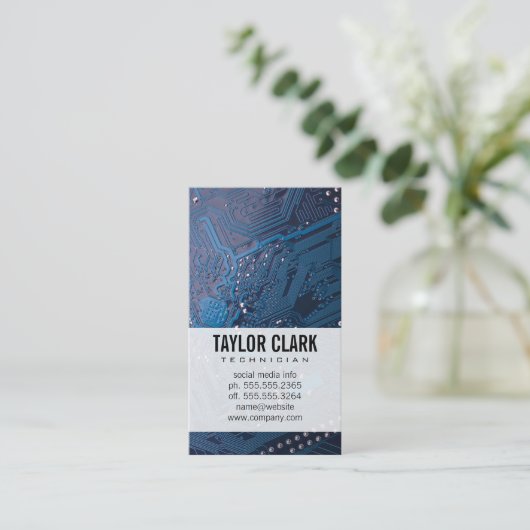 Hardware Electronics Visitekaartje (Staand voorkant)