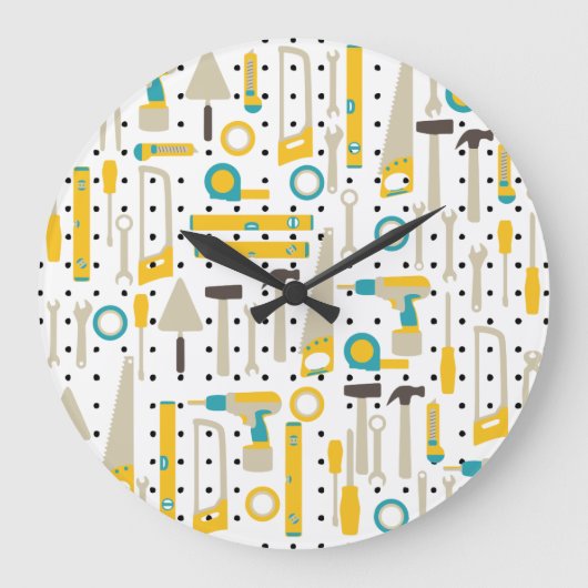 Hardware- en constructietools wandklok grote klok (Voorkant)