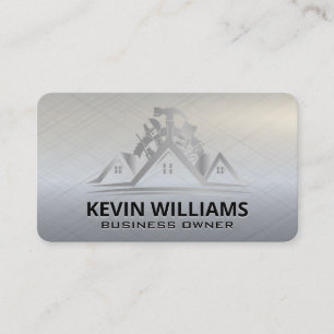 Hardware Gereedschap Metallic Textuur Bouw Visitekaartje