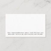 Hardware-tools voor thuisgebruik Logo | Hout Visitekaartje (Achterkant)