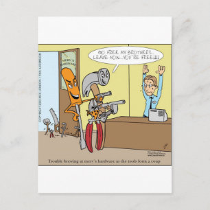 Hardware Winkel Bevrijding Grappige Cadeaus T-shir Briefkaart