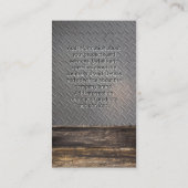 Hardwarehulpmiddelen | Hout en staal Visitekaartje (Achterkant)