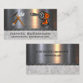 Hardwaretools | metaalbeton visitekaartje (Voorkant / Achterkant)