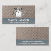 Hardwaretools | Staal en Grunge Metaal Visitekaartje (Voorkant / Achterkant)