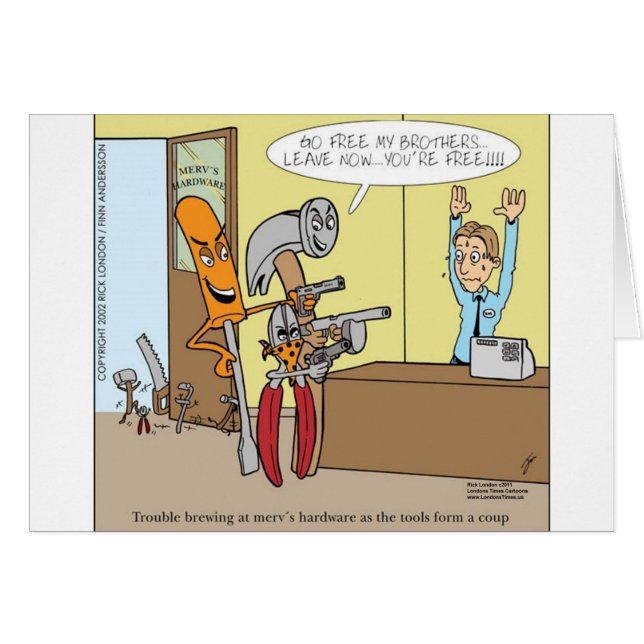 Hardwarewinkelbevrijding Funny Gifts T - shirts Ka (Voorkant Horizontaal)