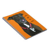 Hardwerkend hond dagboek notitieboek (Rechterzijde)