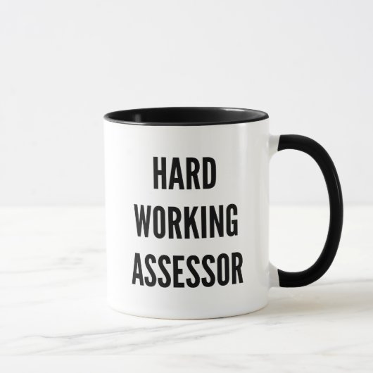 Hardwerkende beoordelaar mok (Rechts)