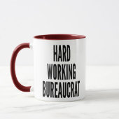 hardwerkende bureaucraat mok (Links)