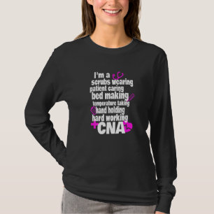 Hardwerkende CNA Gecertificeerde Verpleegkundige T-shirt