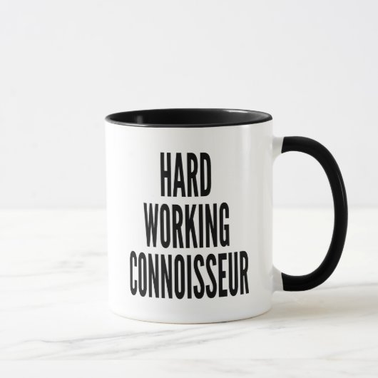 hardwerkende kenner mok (Rechts)