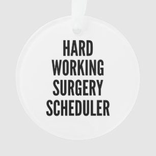hardwerkende operatieplanner ornament