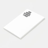 Hardwerkende pensioenplanner post-it® notes (Schuin)