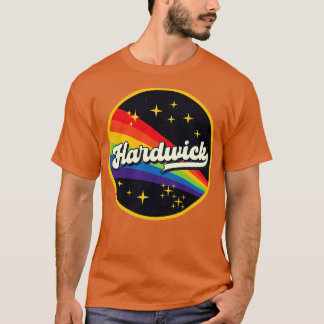 Hardwick regenboog in ruimte stijl t-shirt