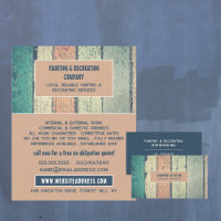 Hardwood ontwerp, schilder en decorator