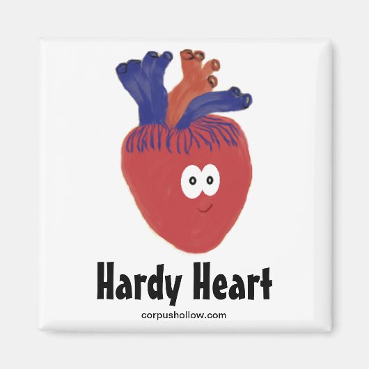 Hardy Heart Magnet (Devant)