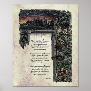 Hardy "Lyonnesse" Victoriaans Art Poem 8x10 Poster