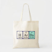 Hardy Periody Table Name canvas tas (Voorkant)