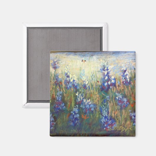 Hardy Texas Blues Magnet (Recto/Verso)