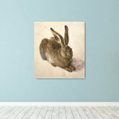 Hare, 1502 canvas afdruk (Insitu (Houten vloer))