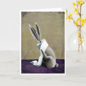 Hare-Brained Card Kaart (Gele Bloem)